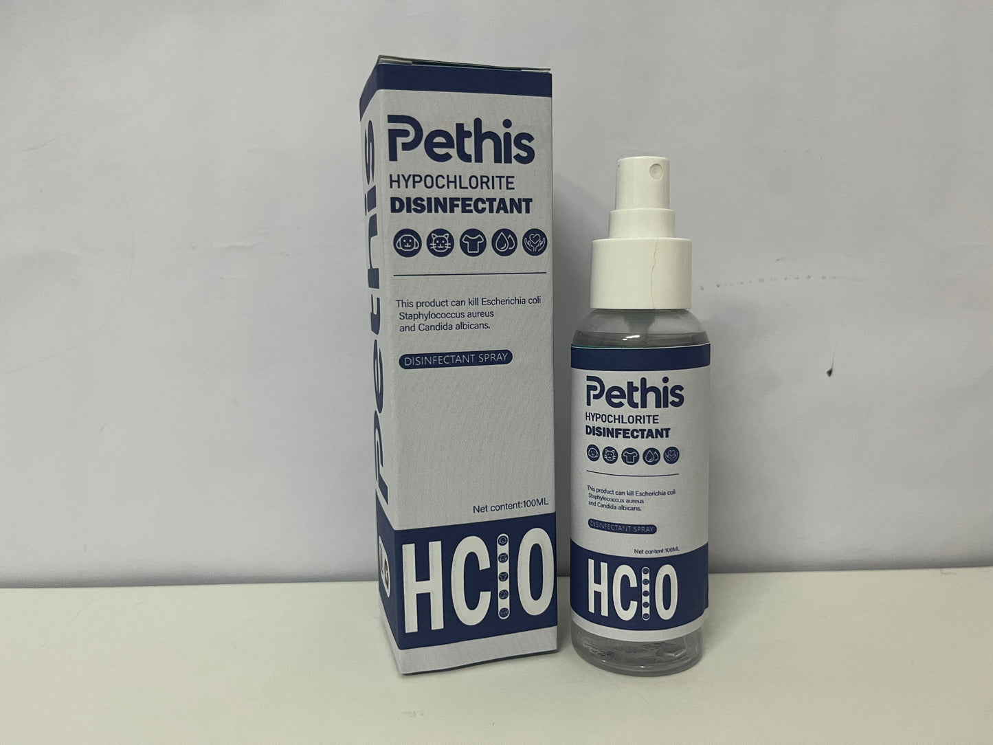 Pethis Hypochlorite Disinfectant Spray 100ml Multi-Scene Sterilization A Safe Disinfection Item for Home/Pet Environments