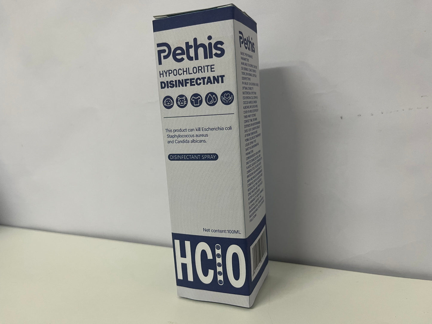 Pethis Hypochlorite Disinfectant Spray 100ml Multi-Scene Sterilization A Safe Disinfection Item for Home/Pet Environments