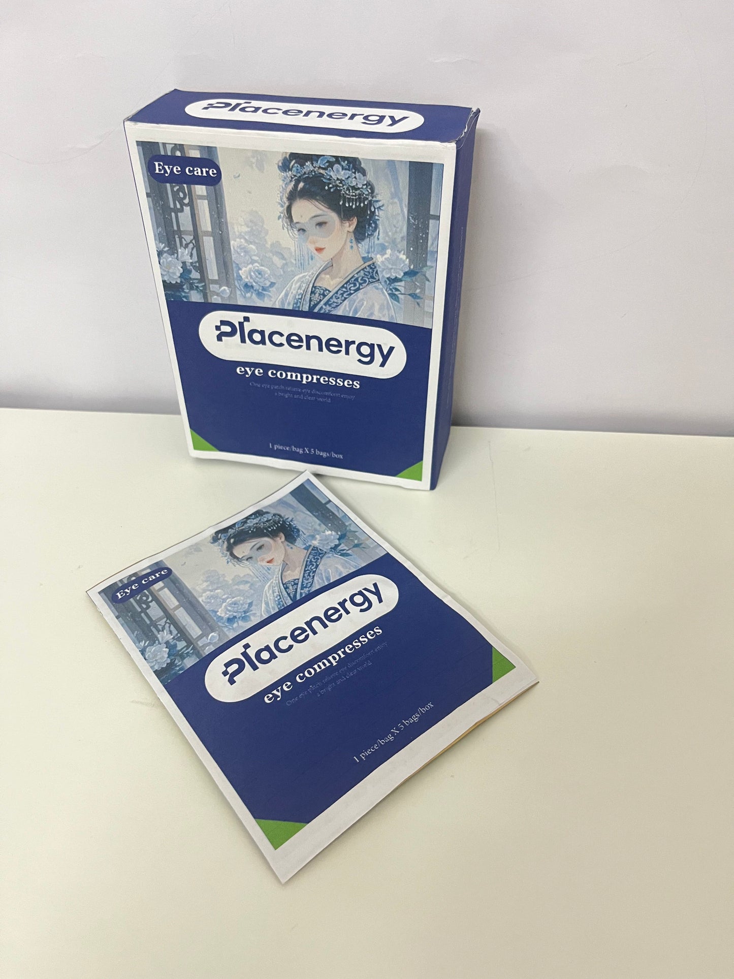 【Placenergy Medical-Grade Eye Compresses: Soothing & Hygienic Eye Care Patches with Traditional Elegant Design】