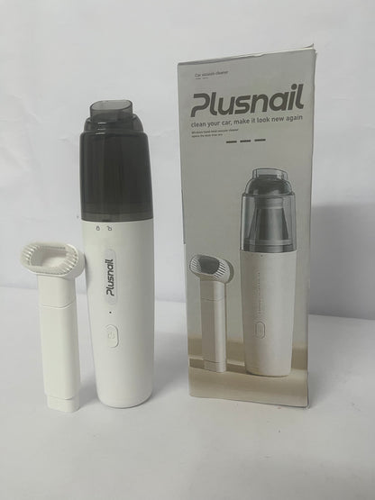 Plusnail Cordless Handheld Car Vacuum Cleaner, Portable Mini Cordless Vacuum for Car and Home 1200mAh Rechargeable Handheld Vacuum with Strong 8000Pa Suction (White)