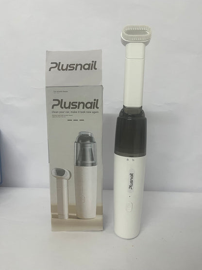 Plusnail Cordless Handheld Car Vacuum Cleaner, Portable Mini Cordless Vacuum for Car and Home 1200mAh Rechargeable Handheld Vacuum with Strong 8000Pa Suction (White)