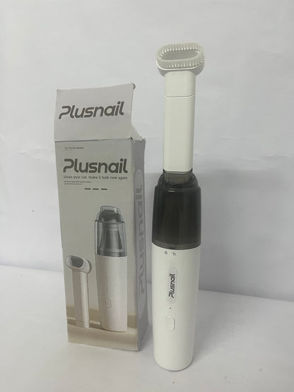 Plusnail Cordless Handheld Car Vacuum Cleaner, Portable Mini Cordless Vacuum for Car and Home 1200mAh Rechargeable Handheld Vacuum with Strong 8000Pa Suction (White)