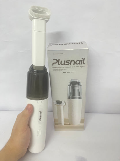 Plusnail Cordless Handheld Car Vacuum Cleaner, Portable Mini Cordless Vacuum for Car and Home 1200mAh Rechargeable Handheld Vacuum with Strong 8000Pa Suction (White)