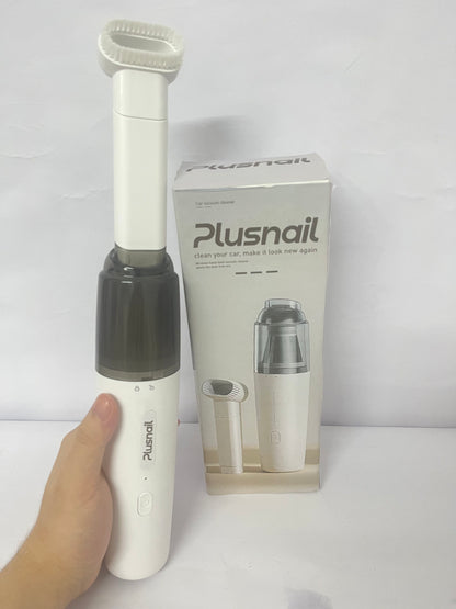 Plusnail Cordless Handheld Car Vacuum Cleaner, Portable Mini Cordless Vacuum for Car and Home 1200mAh Rechargeable Handheld Vacuum with Strong 8000Pa Suction (White)