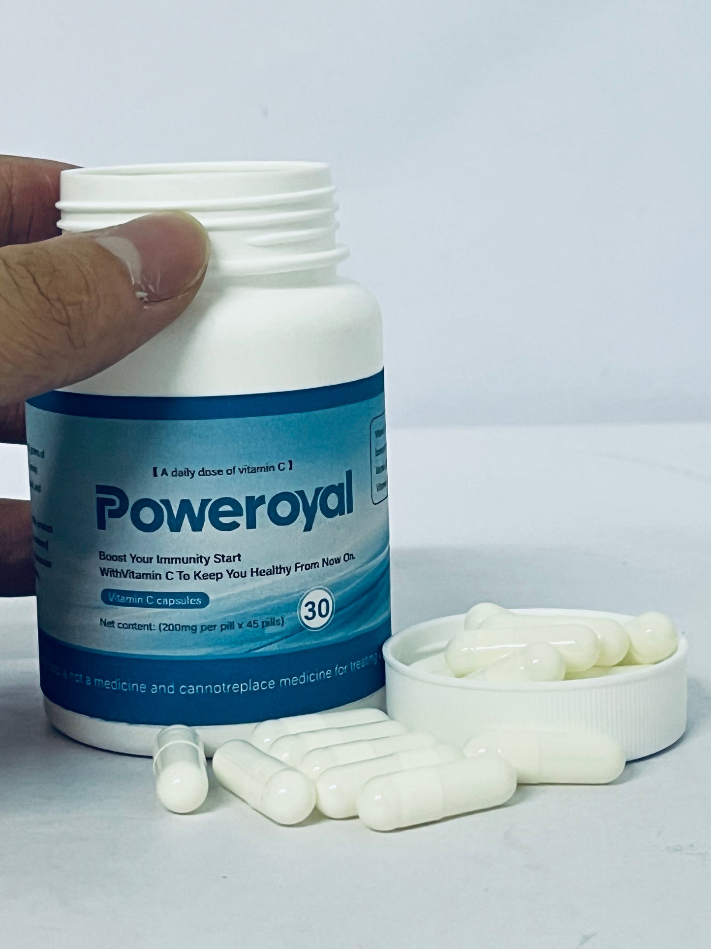 Poweroyal Vitamin C 1000mg by Core Med Science, 30 Softgels - Non-GMO Natural Liposomal Vitamin C Supplement That Promotes Healthy Skin - Immune System Booster for Adults, Supports Collagen Formation