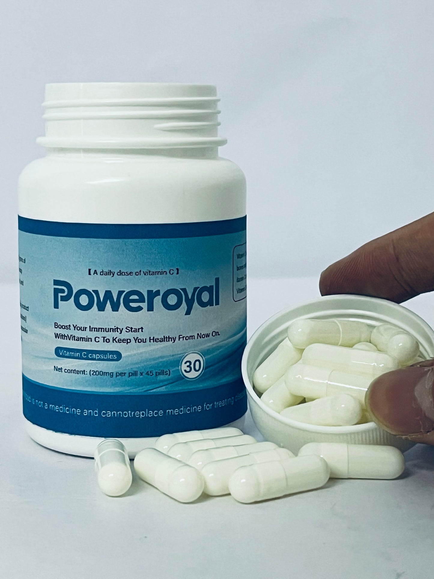Poweroyal Vitamin C 1000mg by Core Med Science, 30 Softgels - Non-GMO Natural Liposomal Vitamin C Supplement That Promotes Healthy Skin - Immune System Booster for Adults, Supports Collagen Formation