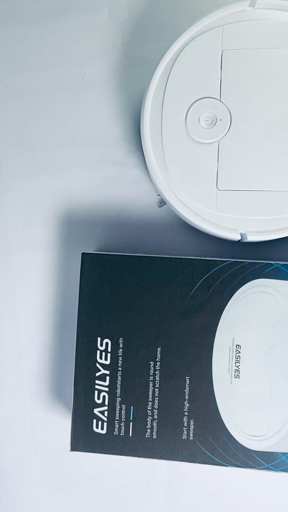 EASILYES Robot Vacuum Cleaner, Strong Suction, 120 Mins Runtime, Slim, Low Noise, Automatic Self-Charging, Wi-Fi/App/Alexa Control, Ideal for Pet Hair Hard Floor and Daily Cleaning