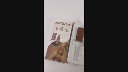 ROSEHOLIDAY Highlighter Makeup Stick Highlighter Bronzer Stick Glow Face Illuminator Highlight Contouring Sticks Waterproof Long-lasting