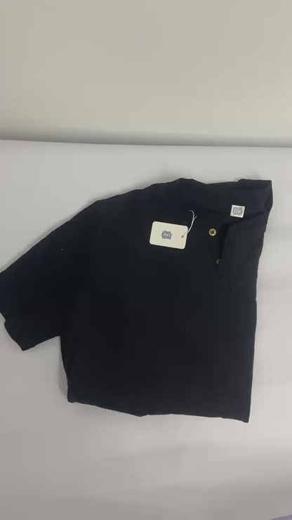 EQUAL SIGIN Mens Henley Shirts Short Sleeve Cotton Basic T-Shirts Classic Fashion Casual Shirt