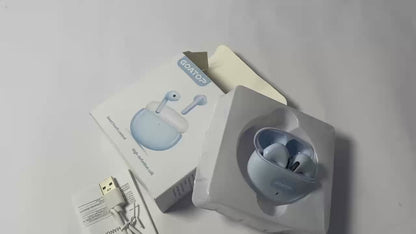 GOATOP  in-Ear Headphones, Dynamic 40dB Active Noise Cancellation, up to 37 Hours Battery Life, Titanium Membrane with 4 Sound Settings, AI Noise Cancellation,  Fast Pair, Blue