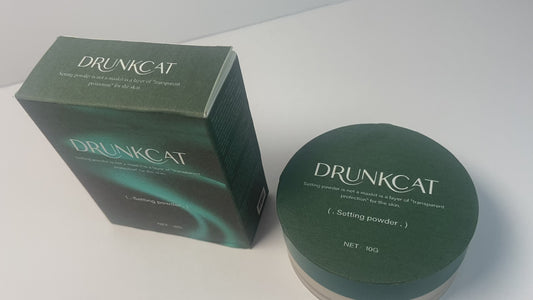 DRUNKCAT Oil Control Loose Face Powder Translucent Setting Powder Smooth Lightweight&Long Lasting Makeup Setting Foundation Powder, Matte Tint