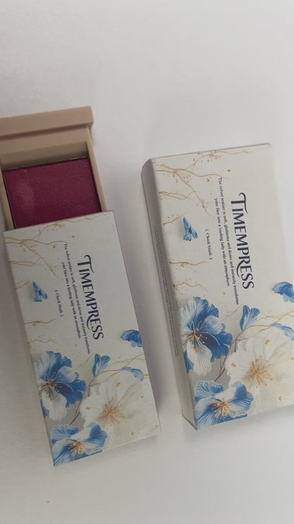 TIMEMPRESS Blusher Lovely Blusher Glowing & Natural Powder Blush with Long-Lasting Sebum Control Easy Application Perfect for Gift