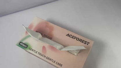 ACEFOREST Paper towels Facial Tissues 130 Per Box Size 7" X 6.9" 2 Ply, Great for Bathroom, Office, Store, School,Home, Kitchen, Or in Your Car & in Every Room