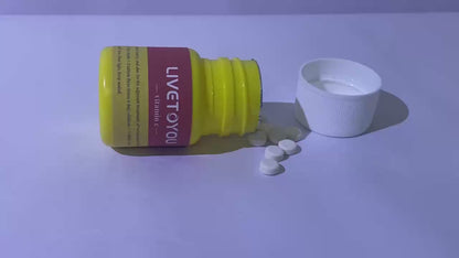 LIVETOYOU Vitamins- Vitamins C for Heart, Brain, Energy, Immune