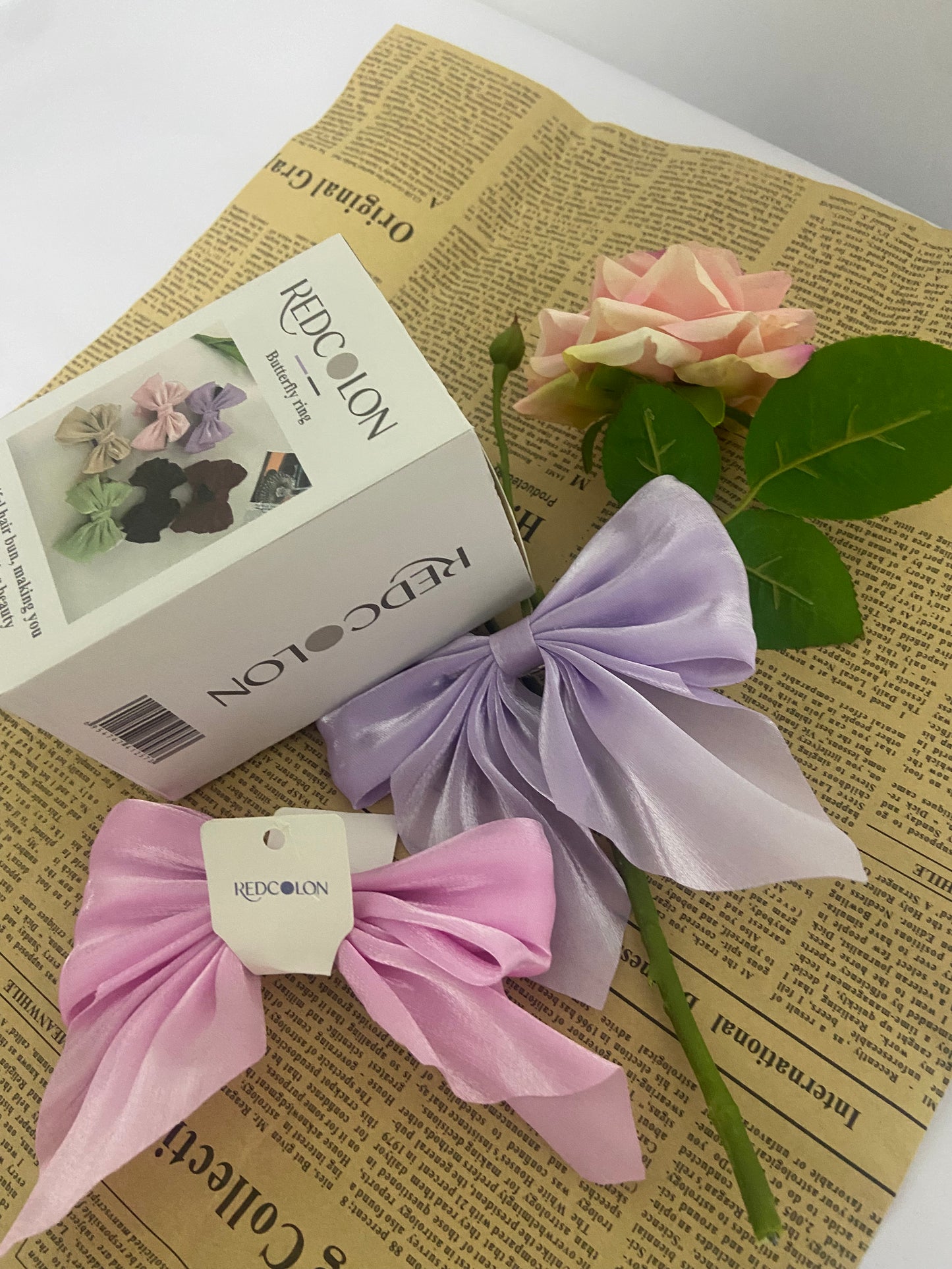 REDCOLON Hair Bows for Women Bows Hair Accessories for Womens Girls 6PCS, Valentine's Day Hair Bows for Women Cute  Bow Hair Clips, Silky Satin Ribbon Bows for Hair