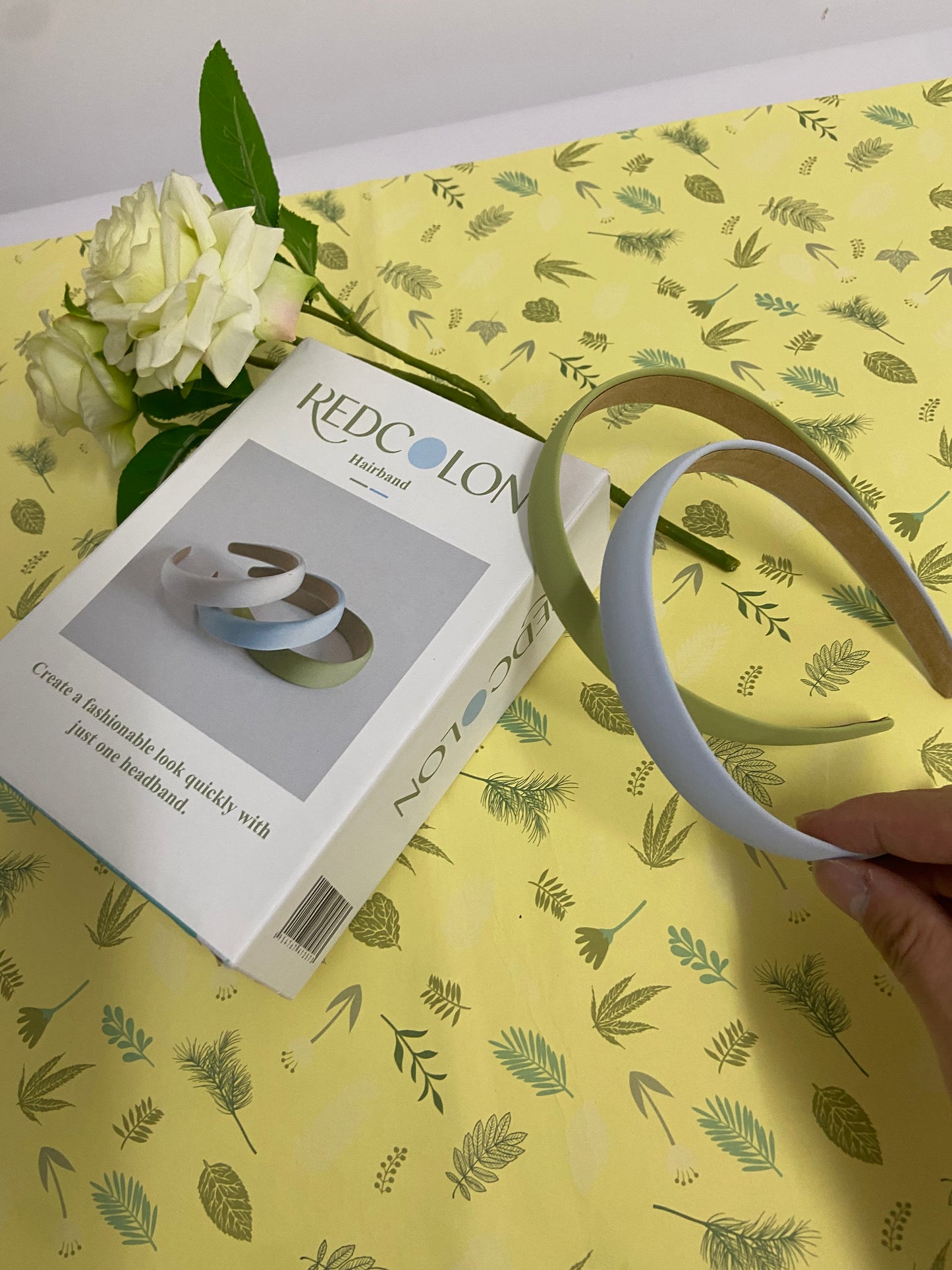REDCOLON Headbands for Women Non Slip Trendy Headbands for Women’s Hair 1 inch Wide Cute Headband for Girls, Spring Head Bands Elastic Hair Bands Fashion Accessories for Women 3PCS