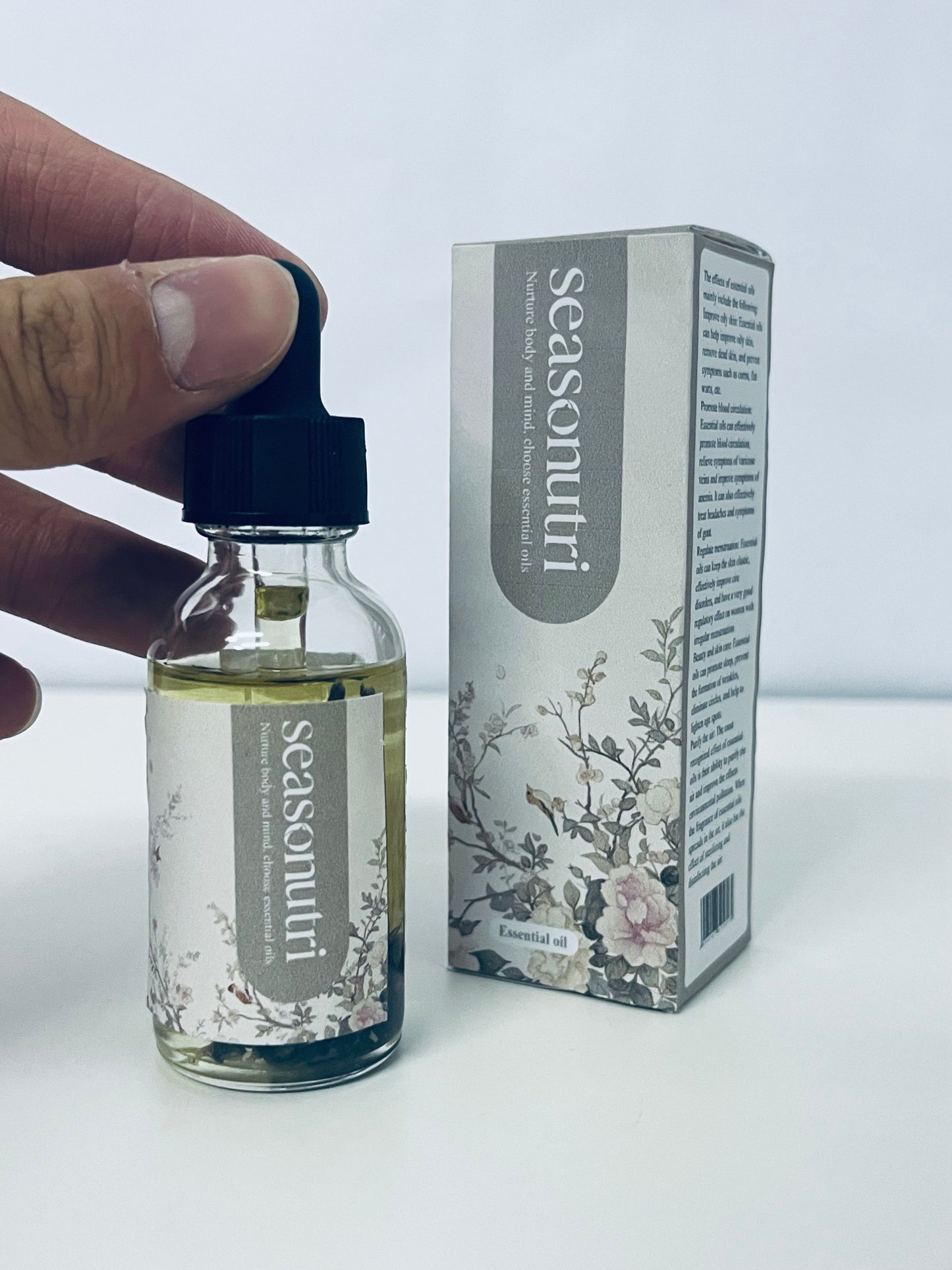 seasonutri Plant Extract Soothing Essential Oil - Multi-Effect Serum for Body & Mind Care (Dropper Bottle)
