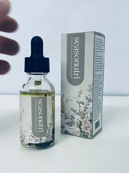 seasonutri Plant Extract Soothing Essential Oil - Multi-Effect Serum for Body & Mind Care (Dropper Bottle)