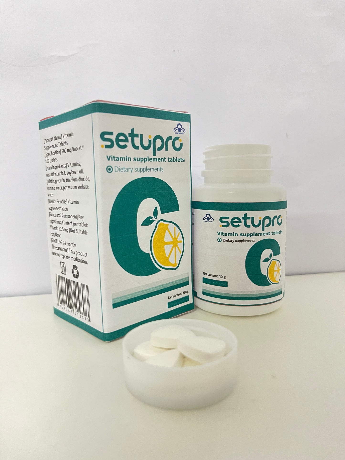 【setupro Vitamin Supplement Tablets】—— Daily Vitamin C Boost for Wellness