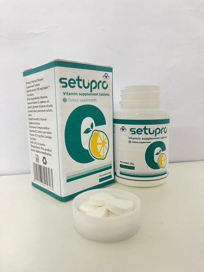 【setupro Vitamin Supplement Tablets】—— Daily Vitamin C Boost for Wellness
