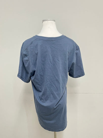 utopiangle Haze Blue Loose Short-Sleeve T-Shirt Minimalist & Casual Comfortable & Skin-Friendly Essential Versatile Item for Daily Outfits