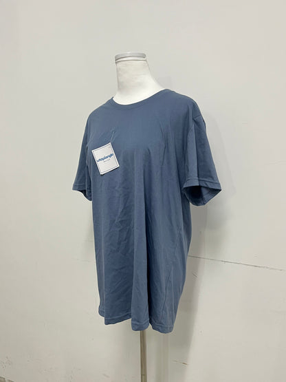 utopiangle Haze Blue Loose Short-Sleeve T-Shirt Minimalist & Casual Comfortable & Skin-Friendly Essential Versatile Item for Daily Outfits