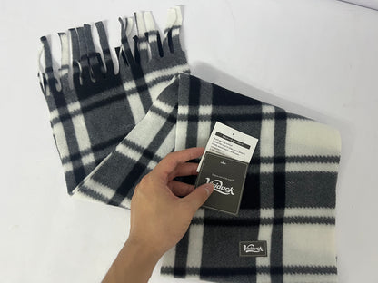 Vividuck   Scarf for Women and Men-Fall Winter Classic Cashmere Feel Tartan Checkered Plaid Scarves