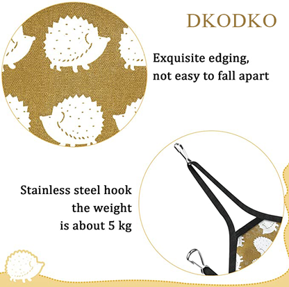 DKODKO 5 Pieces Pet  Cage Hammock Pet Hammocks Pet Cats Hammock Soft Pet Bed Suitable for Ferret Hammock Guinea Pig Hamster Gerbil Kittens Cats Cage