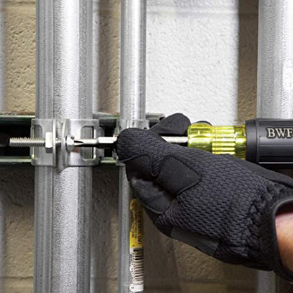 BWFBWF 32557 Multi-Bit Screwdriver / Nut Driver, Heavy Duty 10-in-1 with Interchangable Shafts and Ph, Sl, Sq, Hex Bits and Nut Drivers