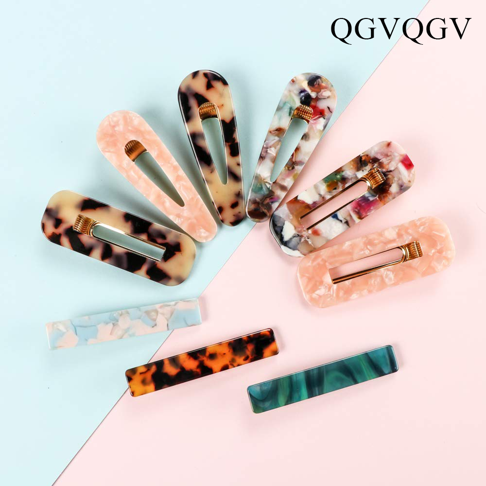 QGVQGV Hair clips Fashion Hair Clips Set, 20 PCS Pearls Hair Clips Acrylic Resin Hair Barrettes for Thick Hair,Hair Clip Hairpins for Women Girls Headwear Styling Tools