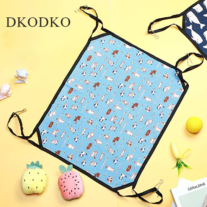 DKODKO 5 Pieces Pet  Cage Hammock Pet Hammocks Pet Cats Hammock Soft Pet Bed Suitable for Ferret Hammock Guinea Pig Hamster Gerbil Kittens Cats Cage