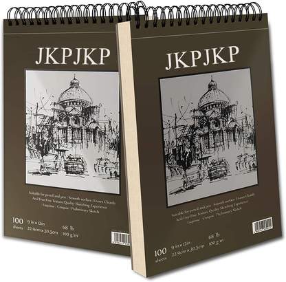 JKPJKP A4 Thickened Sketchbooks Special Sketch Book for Art Raw Paper