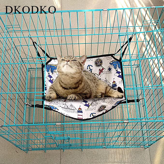 DKODKO 5 Pieces Pet  Cage Hammock Pet Hammocks Pet Cats Hammock Soft Pet Bed Suitable for Ferret Hammock Guinea Pig Hamster Gerbil Kittens Cats Cage