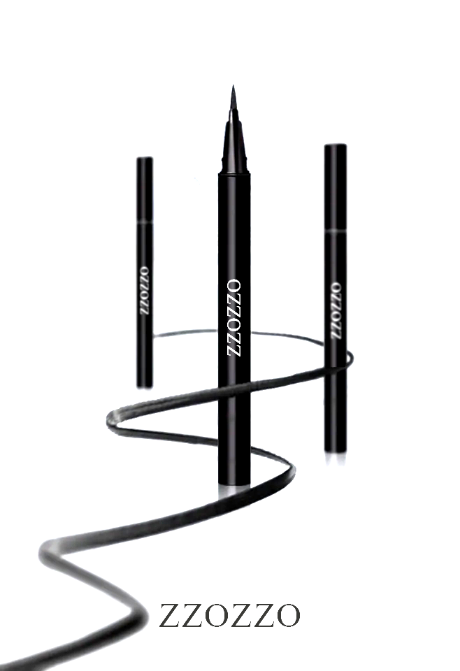 ZZOZZO Black Eyeliner Pencil and Brown Eyeliner Pencil Makeup Set - Smooth Glide and Long Lasting Eye Liners - Smudgeproof and Waterproof Eyeliner - Precise and Fade-Proof Eyeliners Set of Two