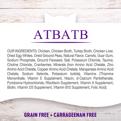 ATBATB Animal foodstuffs Gravies Grain Free Canned Cat Food, Chicken Dinner