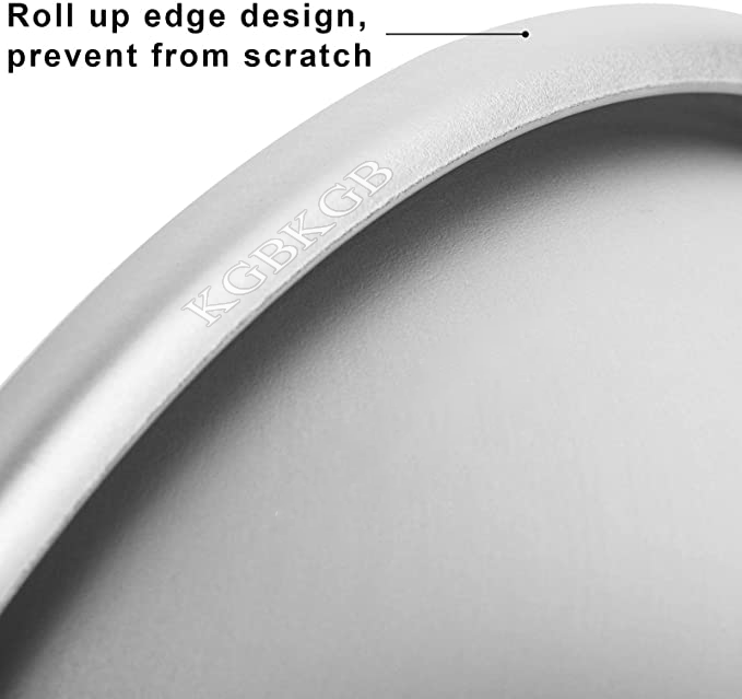 KGBKGB Round Cake Moulds Set - 4" 6" 8" Aluminium Cake Moulds with Removable Base Round Cake Moulds for Wedding Birthday Party