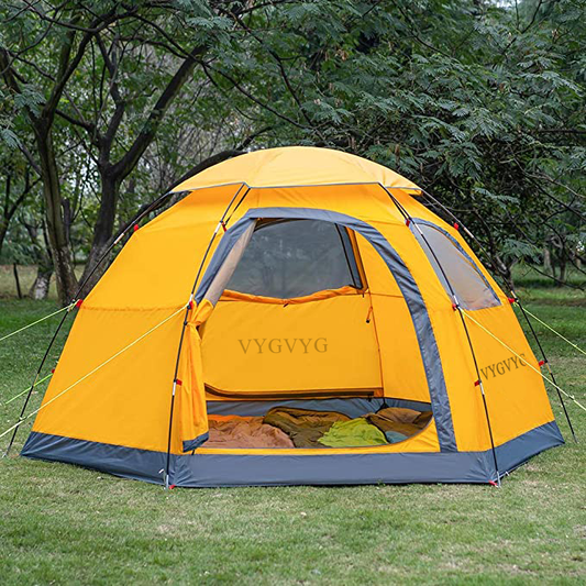 VYGVYG Outdoor Camping Tent 2/4 Person Waterproof Camping Tents Easy Setup Two/Four Man Tent Sun Shade 2/3/4 People