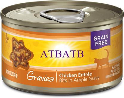 ATBATB Animal foodstuffs Gravies Grain Free Canned Cat Food, Chicken Dinner