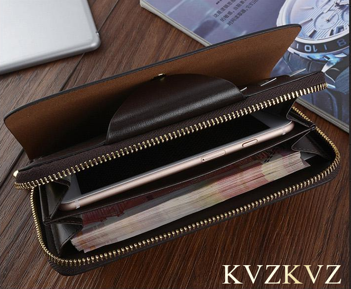 KVZKVZ RFID Front Pocket Slim Wallets- Genuine Leather Handmade Minimalist Credit Card Holder (Small, 01 Black Carbon)