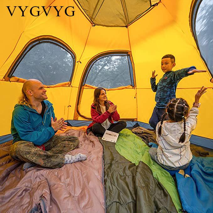 VYGVYG Outdoor Camping Tent 2/4 Person Waterproof Camping Tents Easy Setup Two/Four Man Tent Sun Shade 2/3/4 People